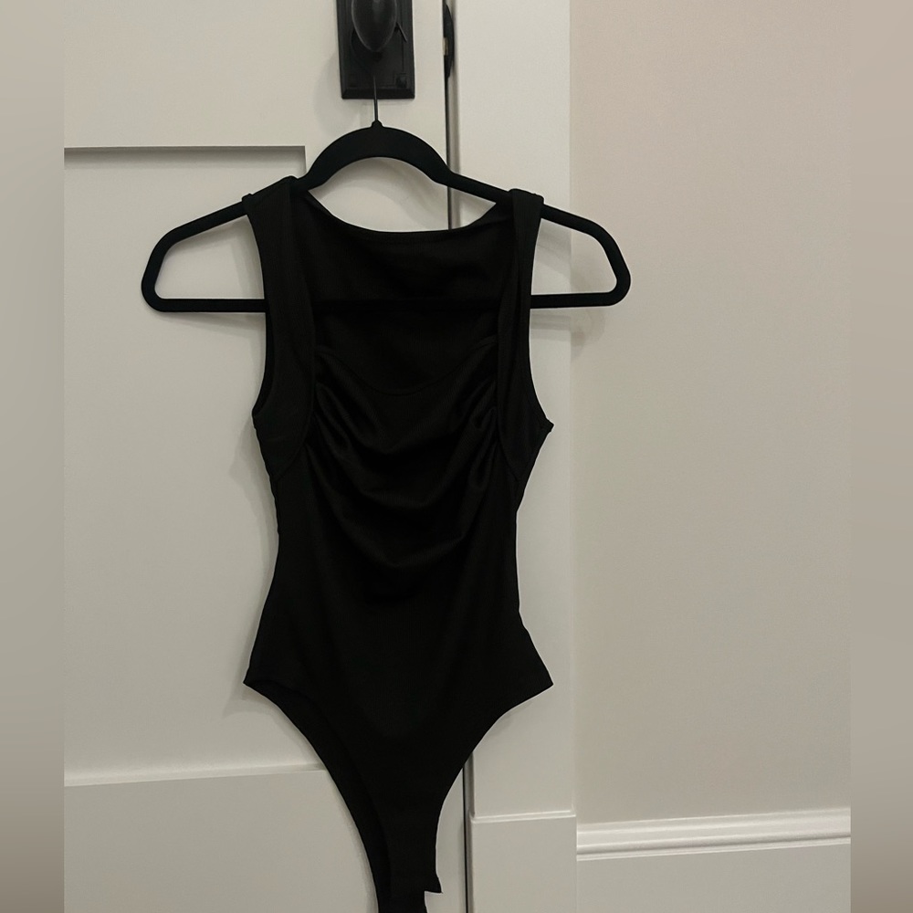 black bodysuit